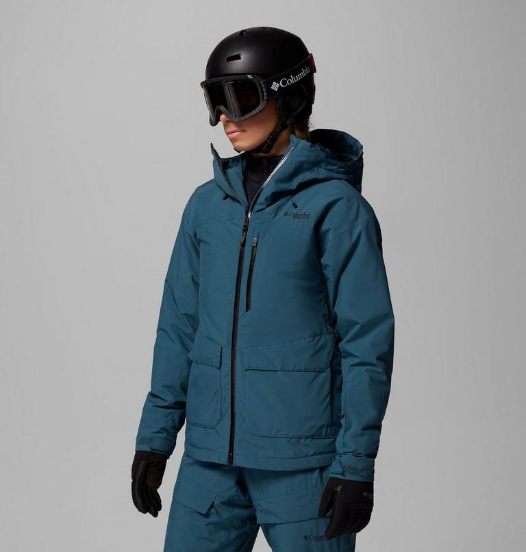 Chaqueta de esquí aislante e impermeable Highland Summit III para mujer, Color: Everblue, image 4