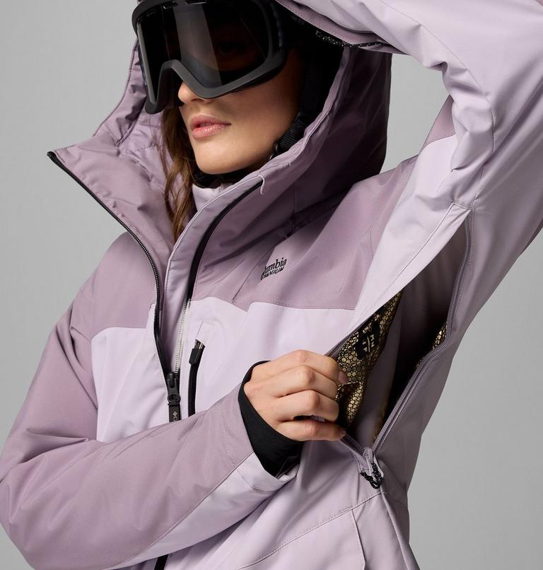 Highland Summit III isolierte wasserdichte Ski Jacke für Frauen, Color: Lavender Pearl, Shale Purple, image 9