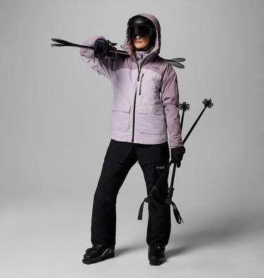 Women's Highland Summit III Insulated Jacket, Color: Lavender Pearl, Shale Purple, image 2
