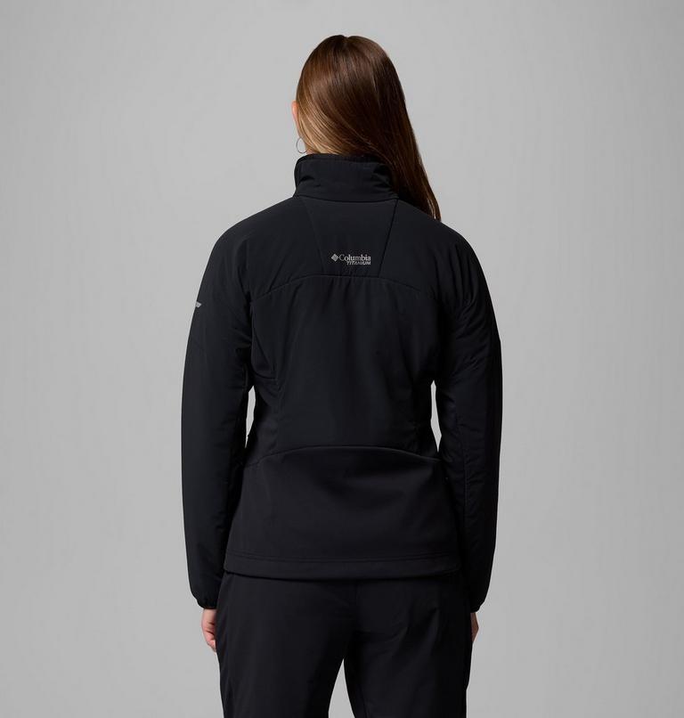 Women's Silver Leaf Lite Hybrid Jacket, Color: Black, image 3