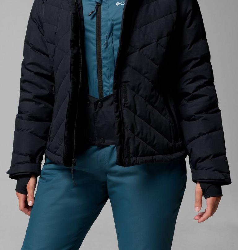 Women's Lay D Down V Jacket, Color: Black, image 7