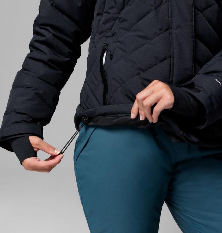 Women's Lay D Down V Jacket, Color: Black, image 11