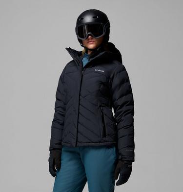 Women's Lay D Down V Ski Jacket, Color: Black, image 5