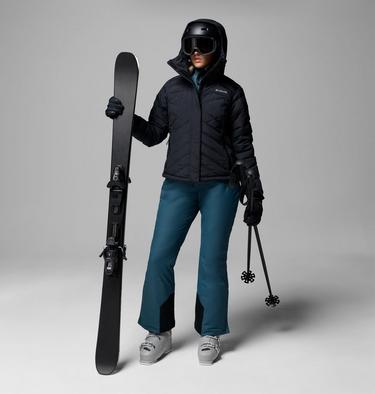 Women's Lay D Down V Ski Jacket, Color: Black, image 6