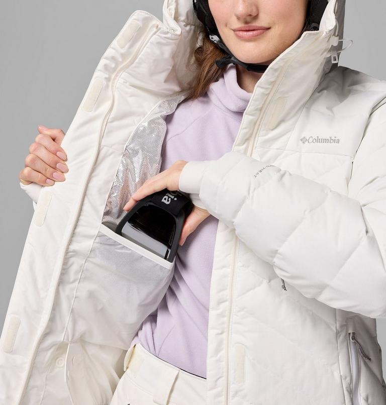 Chaqueta de esquí Lay D Down V para mujer, Color: Sea Salt, image 5
