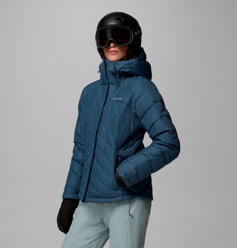 Chaqueta de esquí Lay D Down V para mujer, Color: Everblue, image 4