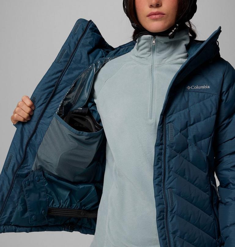 Chaqueta de esquí Lay D Down V para mujer, Color: Everblue, image 5