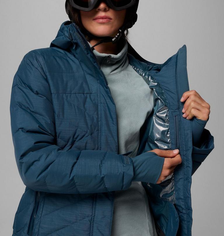 Chaqueta de esquí Lay D Down V para mujer, Color: Everblue, image 6