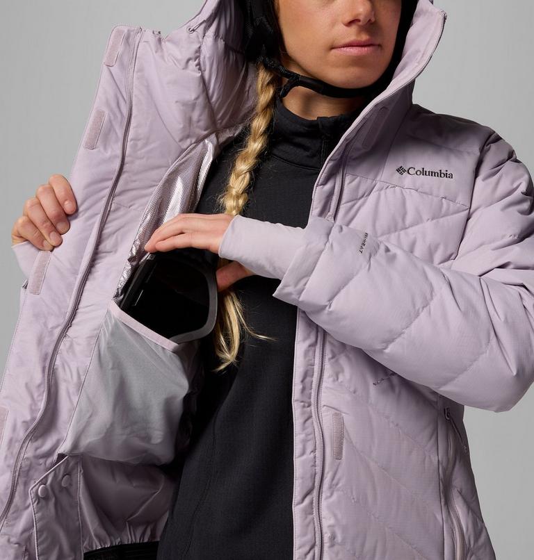Women's Lay D Down V Jacket, Color: Lavender Pearl, image 5