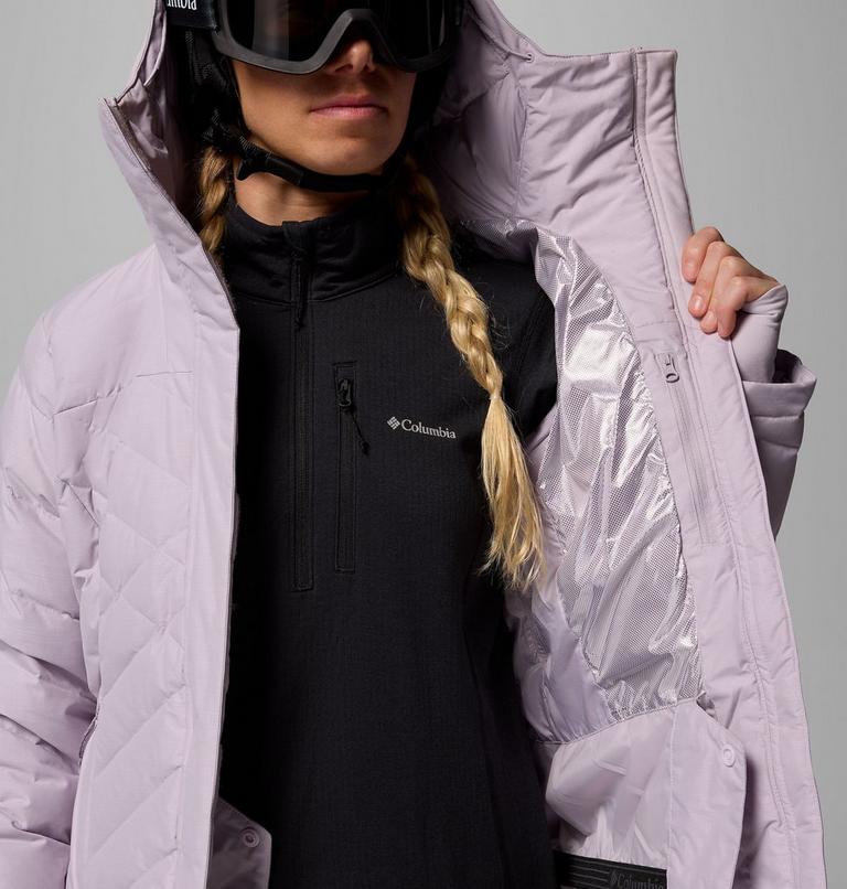 Women's Lay D Down V Jacket, Color: Lavender Pearl, image 6