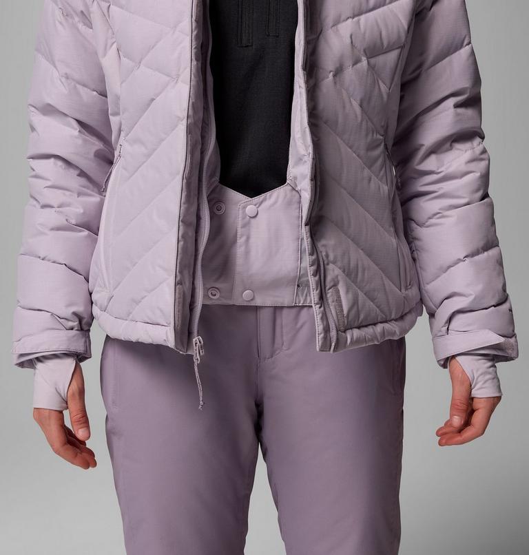 Women's Lay D Down V Jacket, Color: Lavender Pearl, image 7