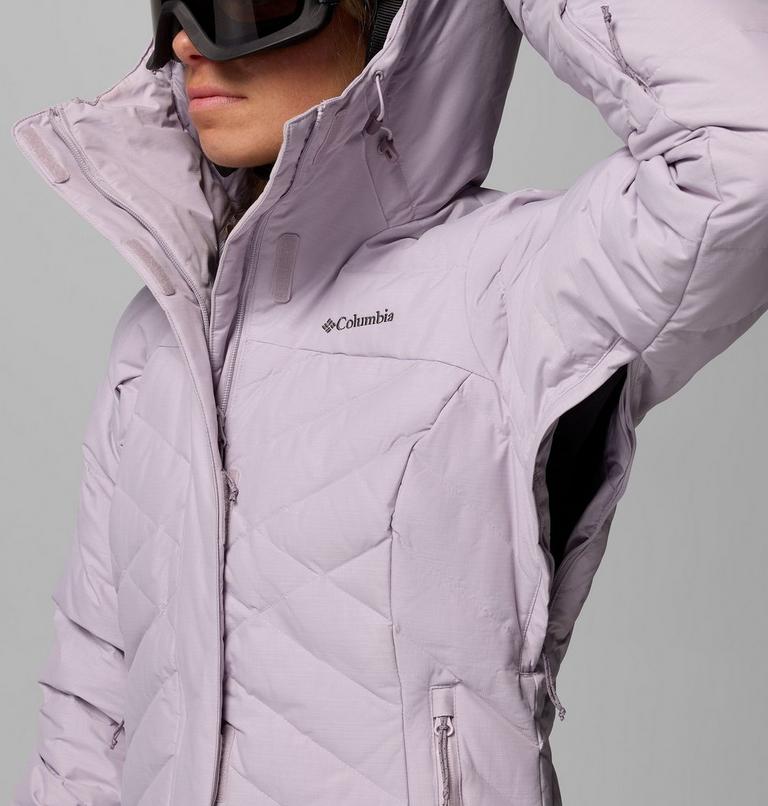 Women's Lay D Down V Jacket, Color: Lavender Pearl, image 9