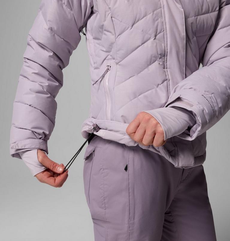 Women's Lay D Down V Jacket, Color: Lavender Pearl, image 11
