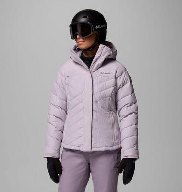 Women's Lay D Down V Ski Jacket, Color: Lavender Pearl, image 1