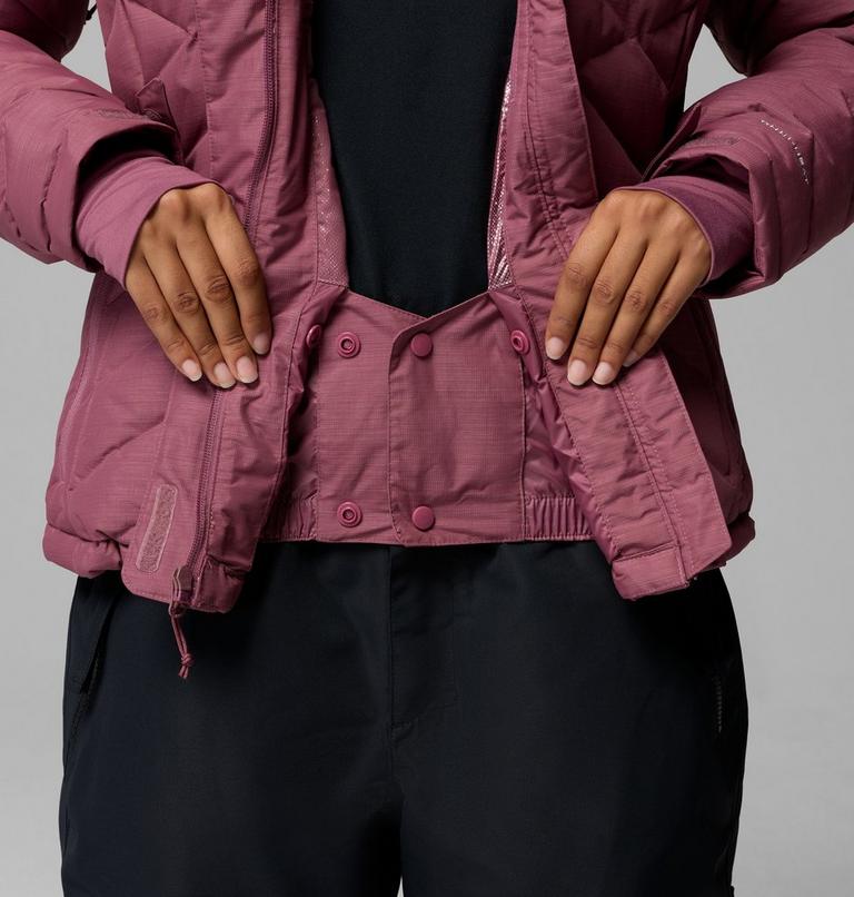 Women's Lay D Down V Ski Jacket, Color: Antique Mauve, image 6