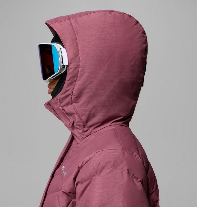 Women's Lay D Down V Ski Jacket, Color: Antique Mauve, image 10