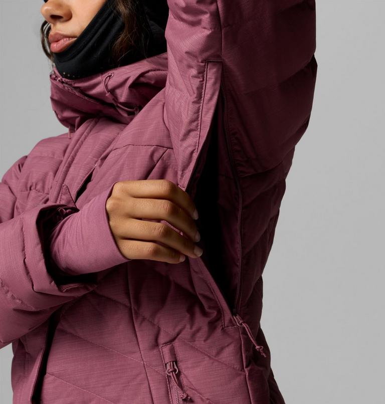 Women's Lay D Down V Ski Jacket, Color: Antique Mauve, image 11