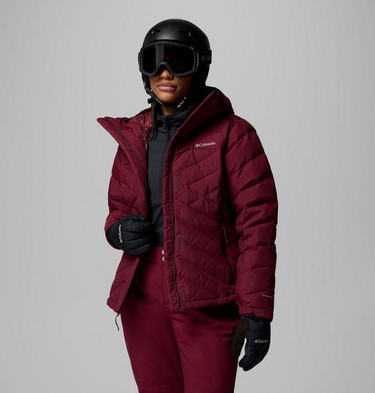 Chaqueta de esquí Lay D Down V para mujer, Color: Rich Wine, image 13