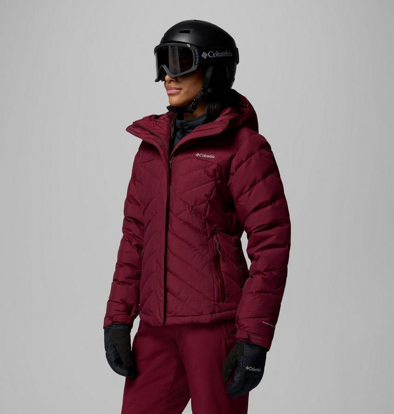 Chaqueta de esquí Lay D Down V para mujer, Color: Rich Wine, image 4