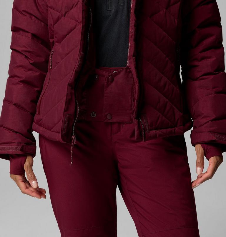 Chaqueta de esquí Lay D Down V para mujer, Color: Rich Wine, image 7