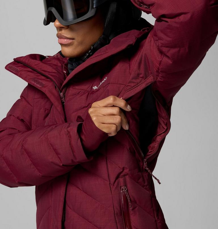Chaqueta de esquí Lay D Down V para mujer, Color: Rich Wine, image 9