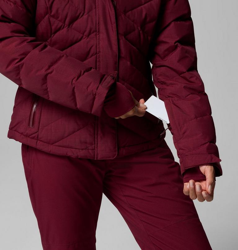 Chaqueta de esquí Lay D Down V para mujer, Color: Rich Wine, image 10