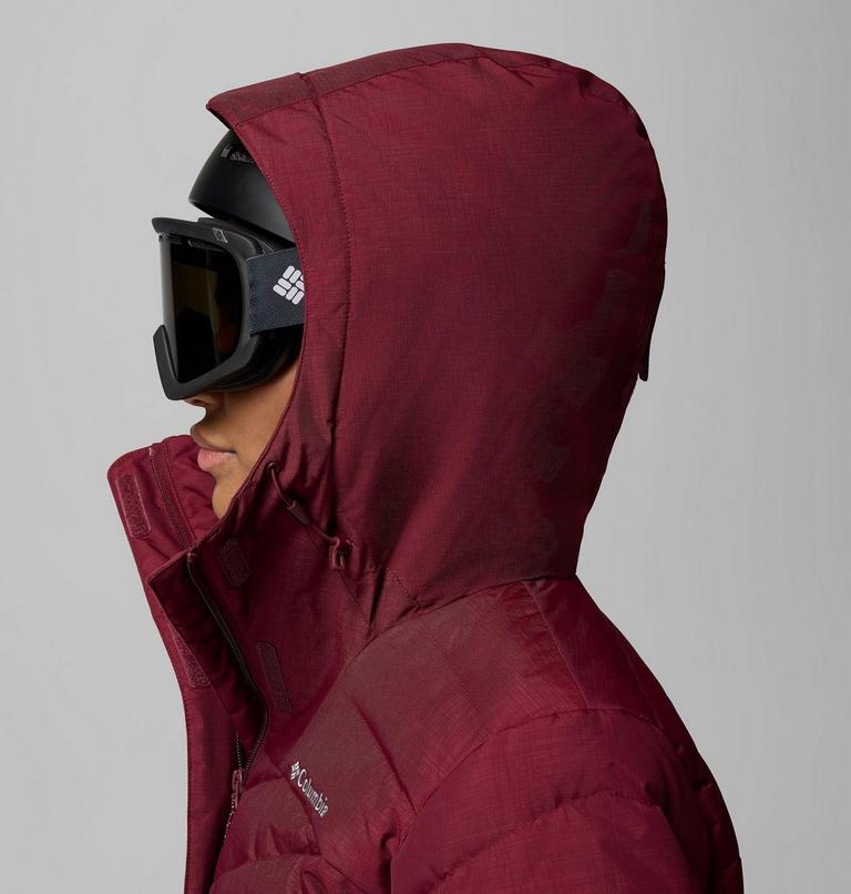 Chaqueta de esquí Lay D Down V para mujer, Color: Rich Wine, image 11