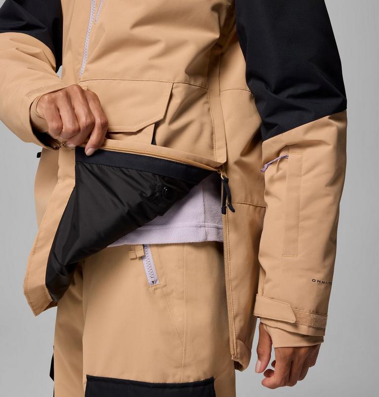Anorak de esquí aislante e impermeable Coreshot para mujer, Color: Canoe, Black, image 6