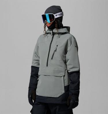 Anorak de Ski Isol&eacute; Imperm&eacute;able Coreshot Femme, Color: Sedona Sage, Black, image 12
