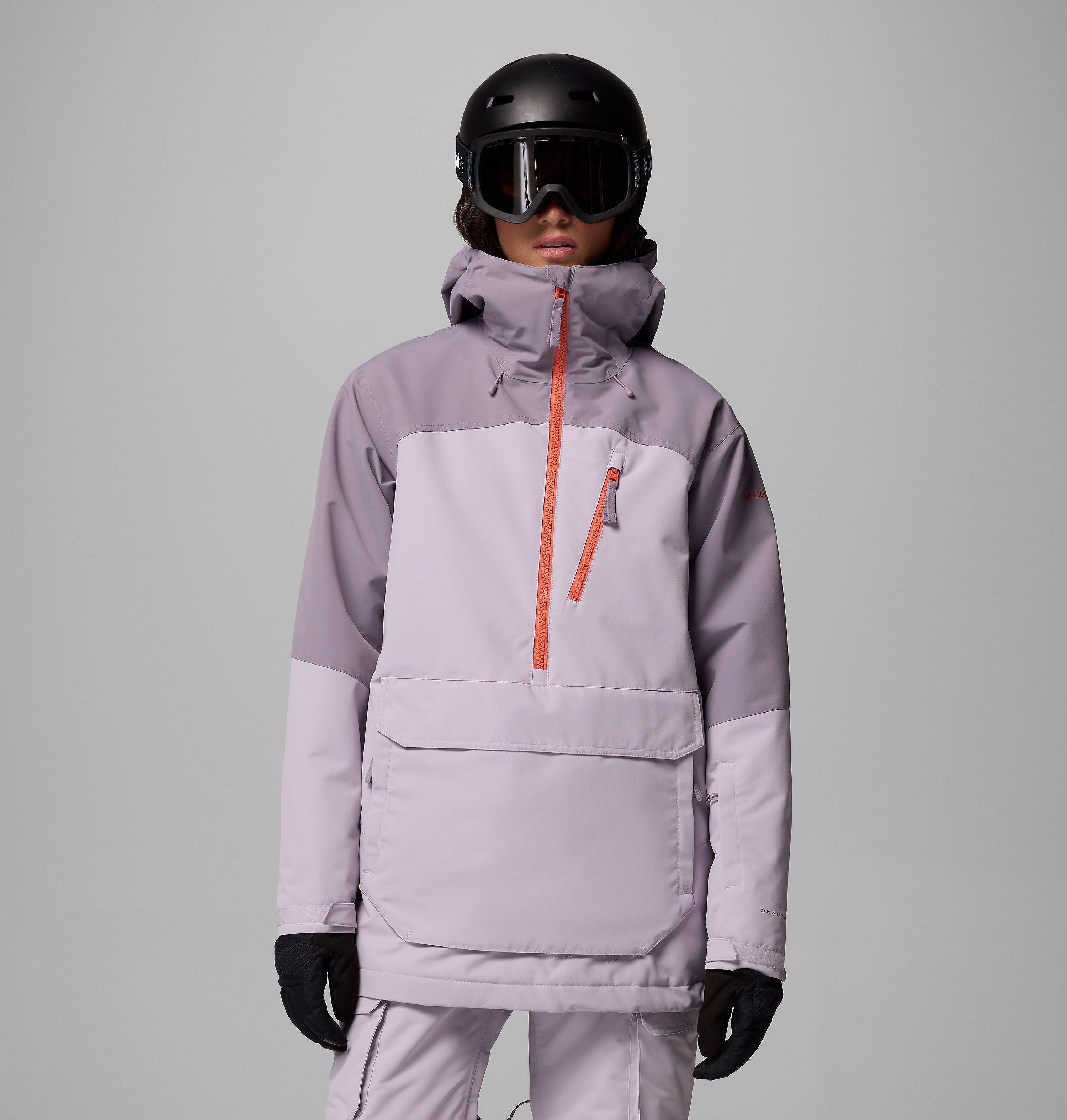 Columbia Sportswear Women's Purple Columbia - Coreshot™ Waterproof Insulated Ski Anorak - Lavender Pearl, Shale Extra Large
