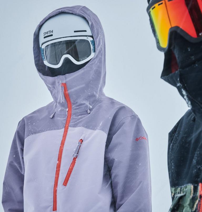 Women's Coreshot Waterproof Insulated Ski Anorak, Color: Lavender Pearl, Shale Purple, image 14