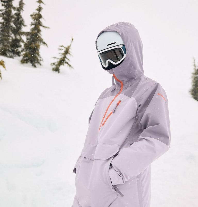 Women's Coreshot Waterproof Insulated Ski Anorak, Color: Lavender Pearl, Shale Purple, image 17