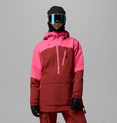 Anorak da sci imbottito e impermeabile Coreshot da donna, Color: Red Oxide, Nico, image 1