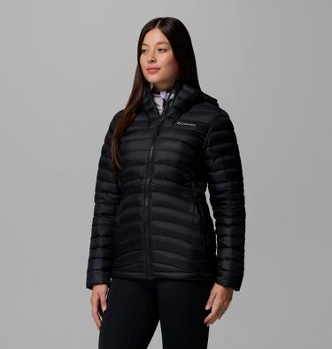 Women's Corelite Packable Down Hooded Jacket, Color: Black, image 12
