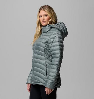Women's Corelite Packable Down Hooded Jacket, Color: Sedona Sage, image 4