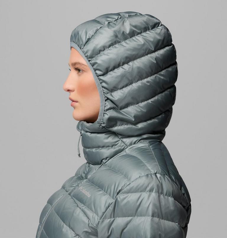 Women's Corelite Packable Down Hooded Jacket, Color: Sedona Sage, image 7