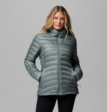 Women's Corelite Packable Down Hooded Jacket, Color: Sedona Sage, image 1