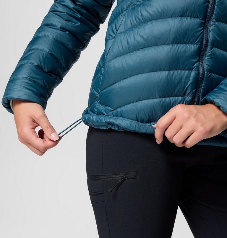 Women's Corelite Packable Down Hooded Jacket, Color: Everblue, image 7