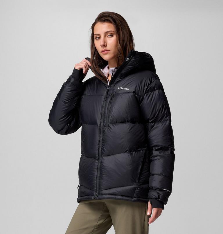 Women's Cloudview Down Hooded Jacket, Color: Black, image 4