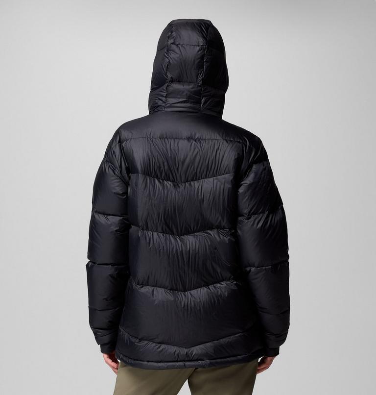 Women's Cloudview Down Hooded Jacket, Color: Black, image 3