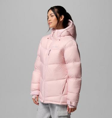 Women's Cloudview Down Hooded Jacket, Color: Mineral Pink, image 4