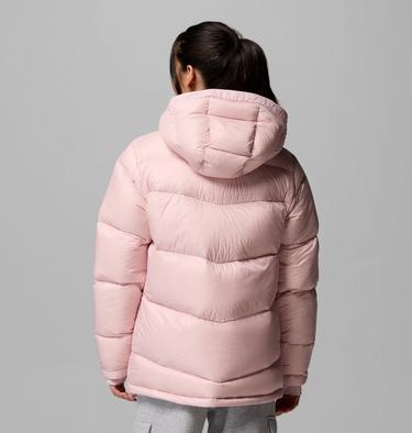 Women's Cloudview Down Hooded Jacket, Color: Mineral Pink, image 3