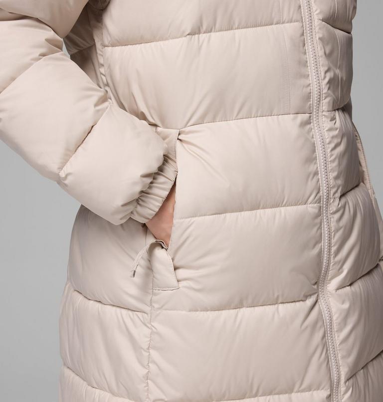Women's Pike Lake III Long Hooded Puffer Jacket, Color: Dark Stone, image 10