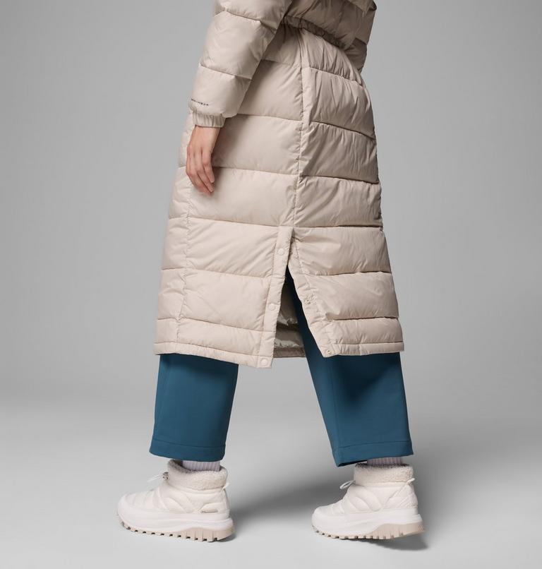 Women's Pike Lake III Long Hooded Puffer Jacket, Color: Dark Stone, image 11