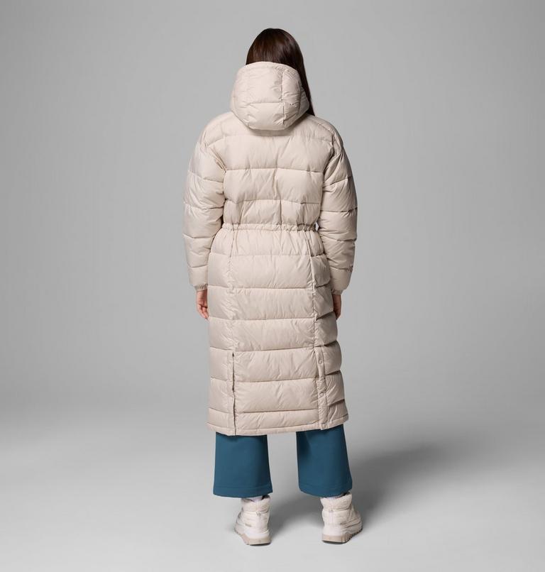 Women's Pike Lake III Long Hooded Puffer Jacket, Color: Dark Stone, image 3