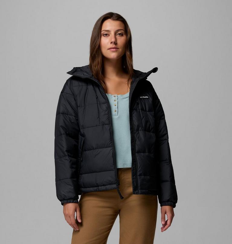Women's Pike Lake III Hooded Puffer Jacket, Color: Black, image 5