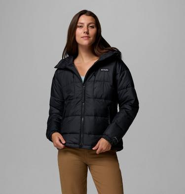 Women's Pike Lake III Hooded Puffer Jacket, Color: Black, image 5