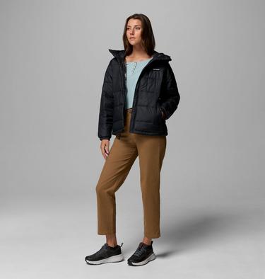 Women's Pike Lake III Hooded Puffer Jacket, Color: Black, image 6