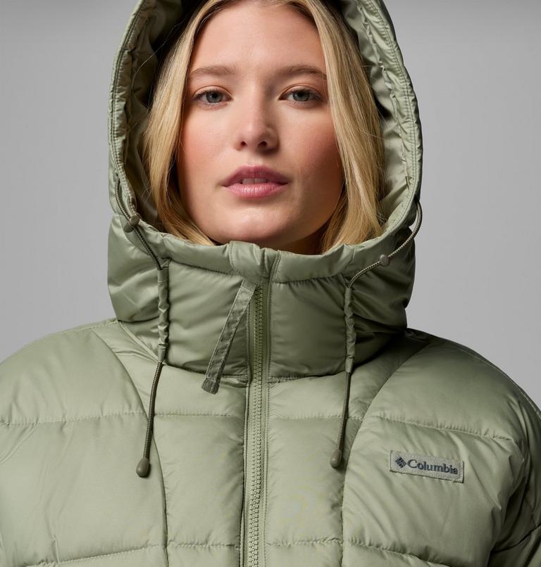 Women's Pike Lake III Hooded Puffer Jacket, Color: Safari, image 7