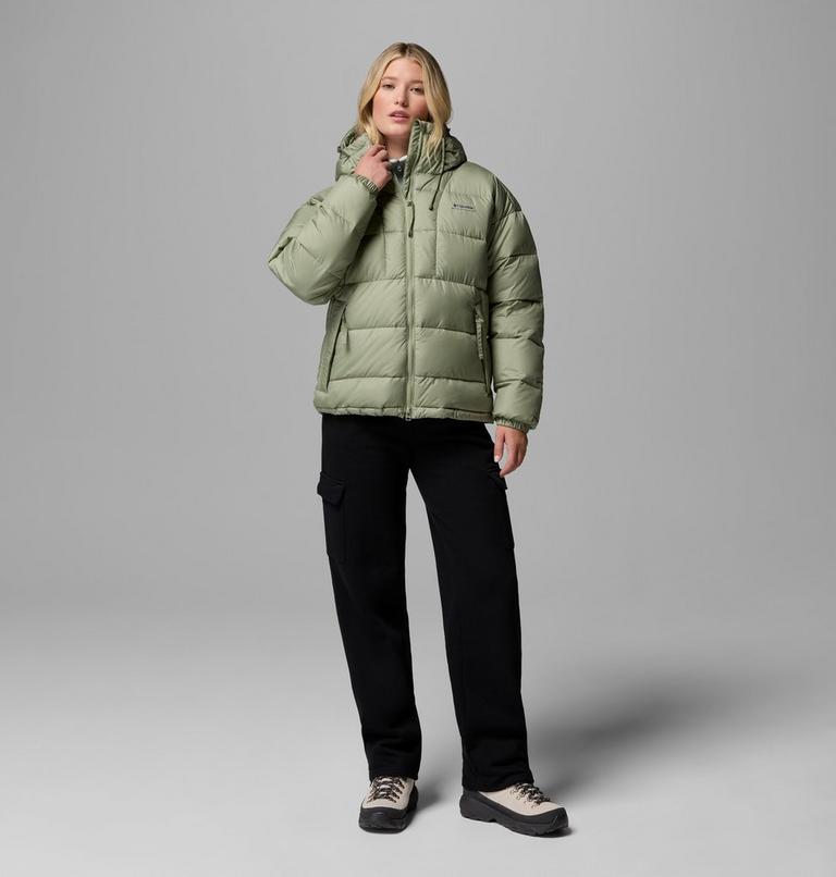 Women's Pike Lake III Hooded Puffer Jacket, Color: Safari, image 2